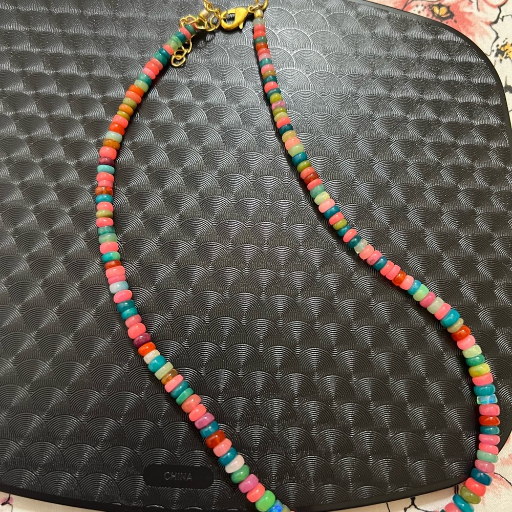 Colorful Beaded Necklace - Picture 3 of 4